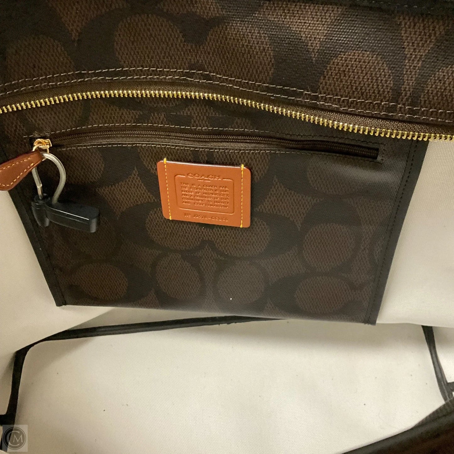 Handbag Designer By Coach, Size: Large