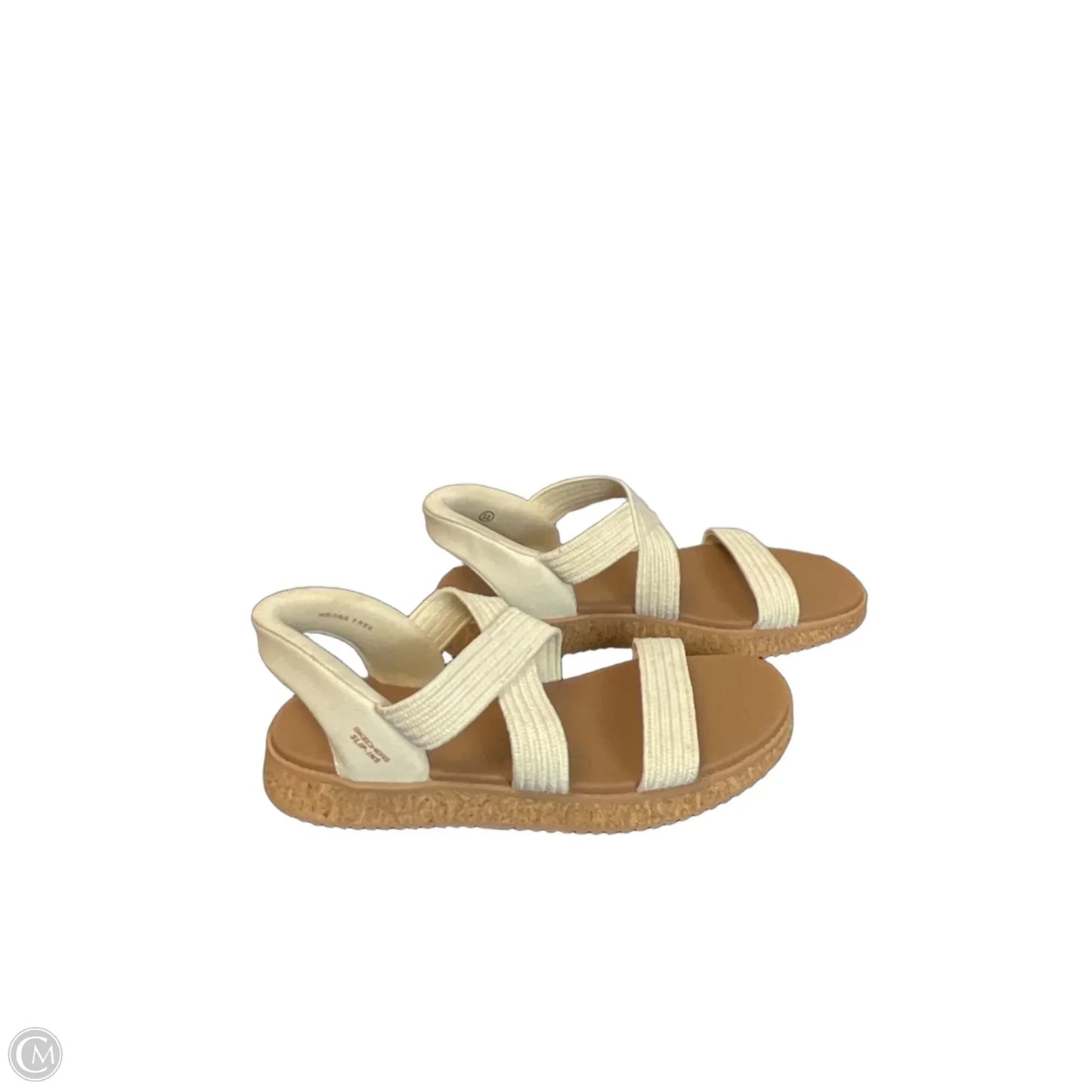 Sandals Flats By Skechers In Cream, Size: 11