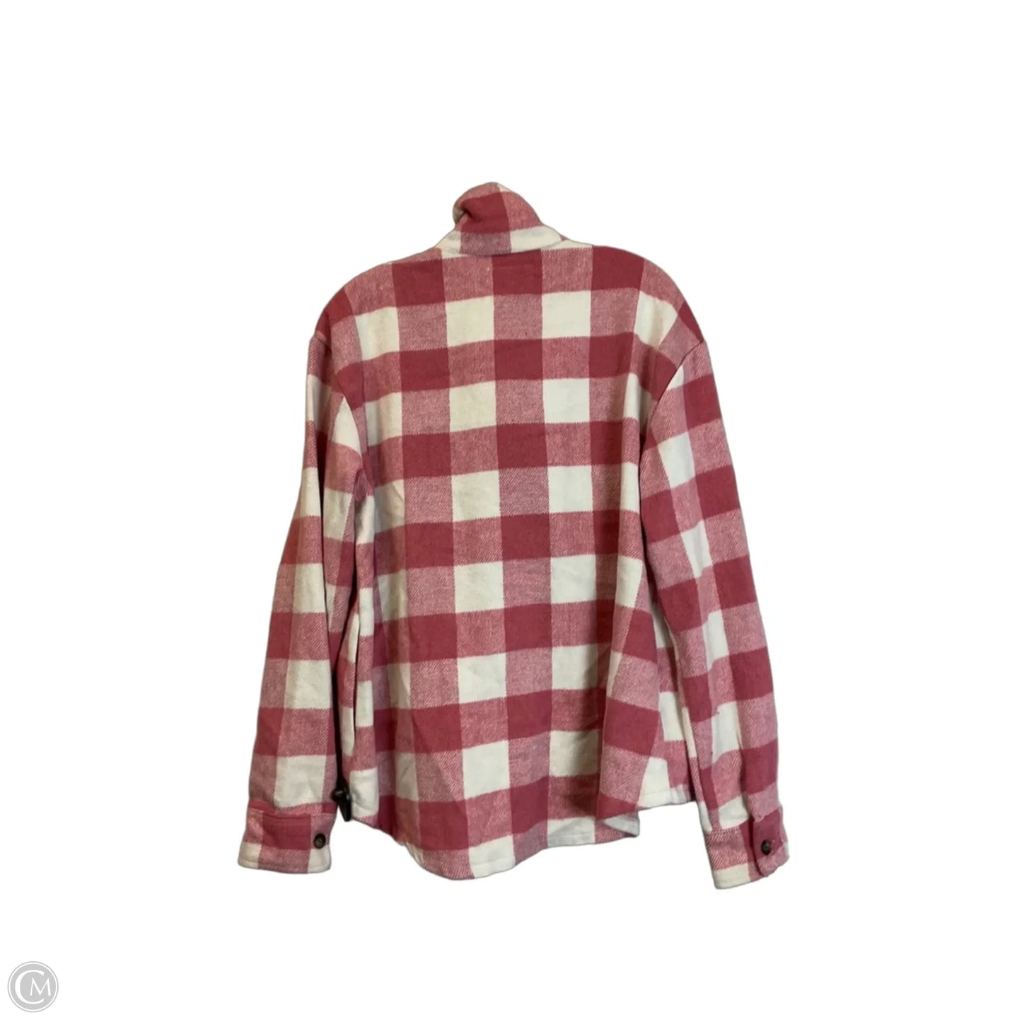 Sweatshirt Collar By Simply Southern In Pink, Size: M