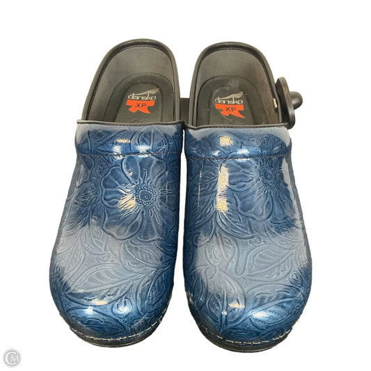 Shoes Heels Block By Dansko In Blue, Size: 8.5