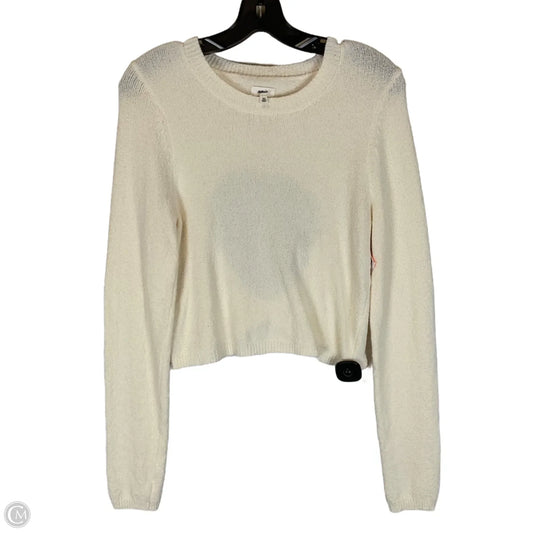 Top Long Sleeve By Aerie In Cream, Size: L
