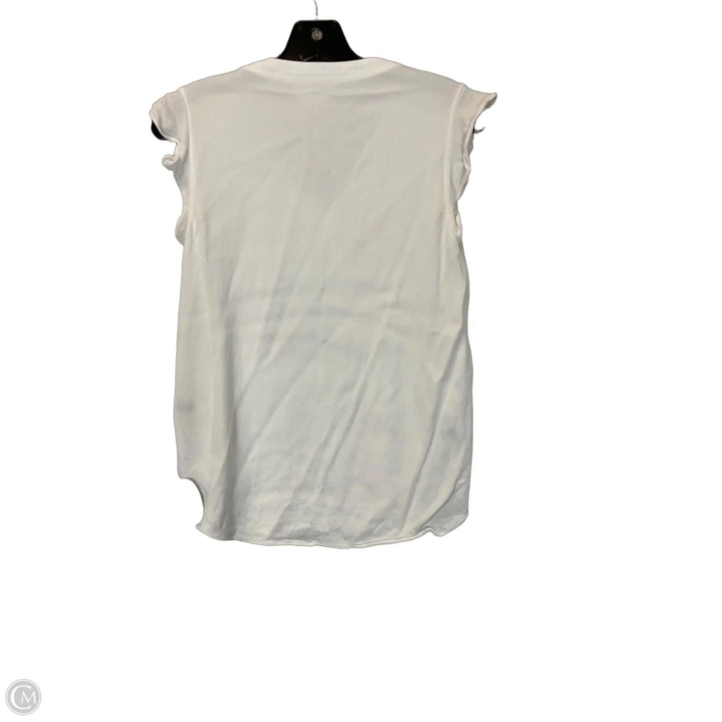 Top Sleeveless Designer By Kate Spade In White, Size: Xs