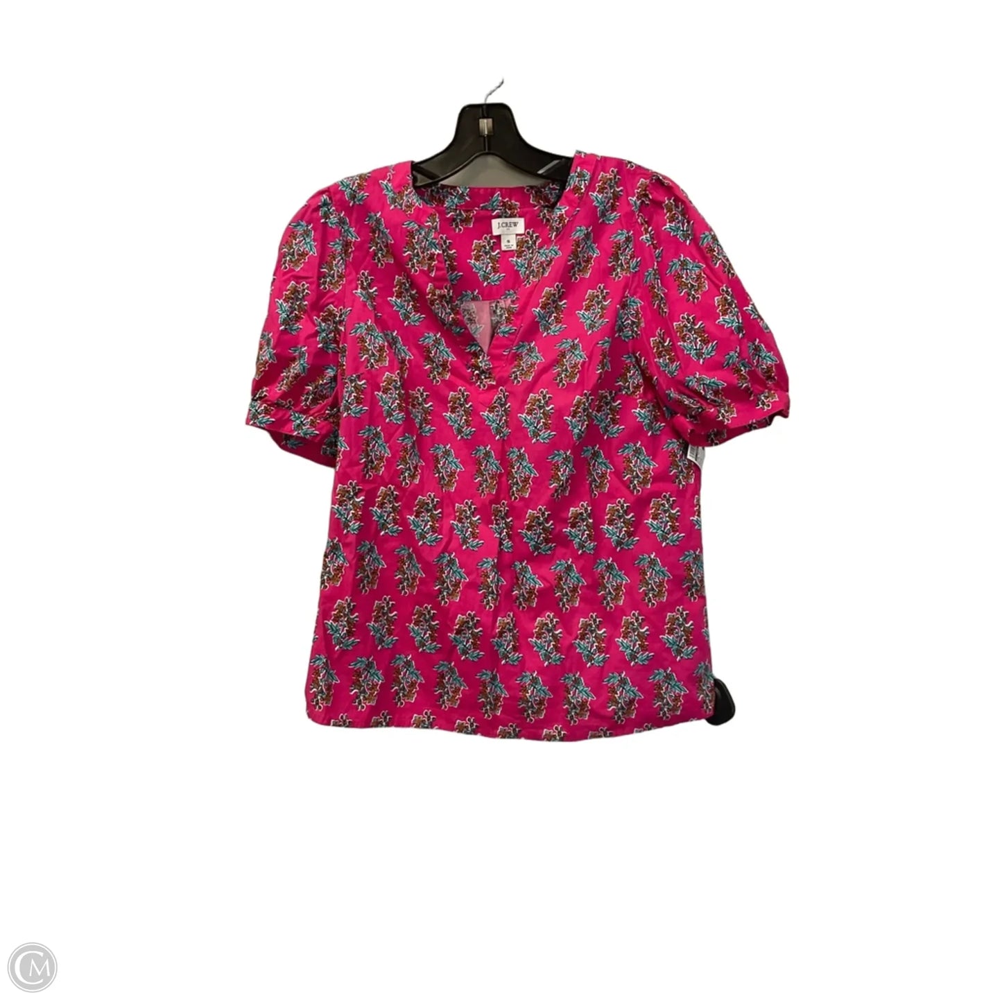 Top Short Sleeve By J. Crew In Pink, Size: S