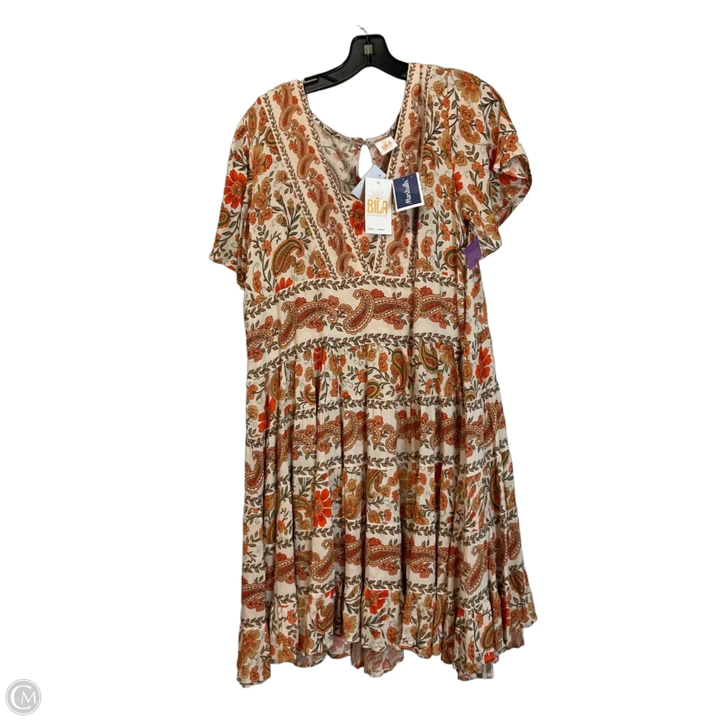 Dress Casual Short By Bila In Orange, Size: L