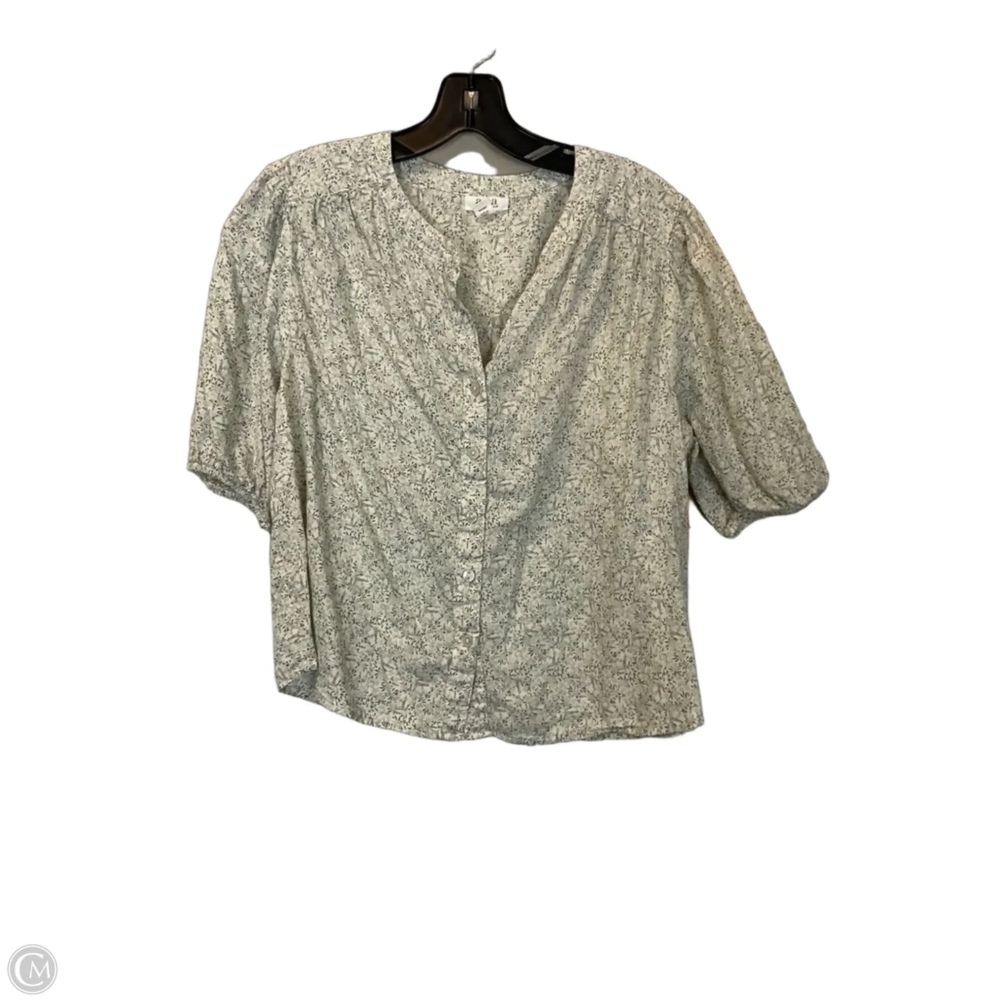 Top Short Sleeve Basic By Ana In Green, Size: S