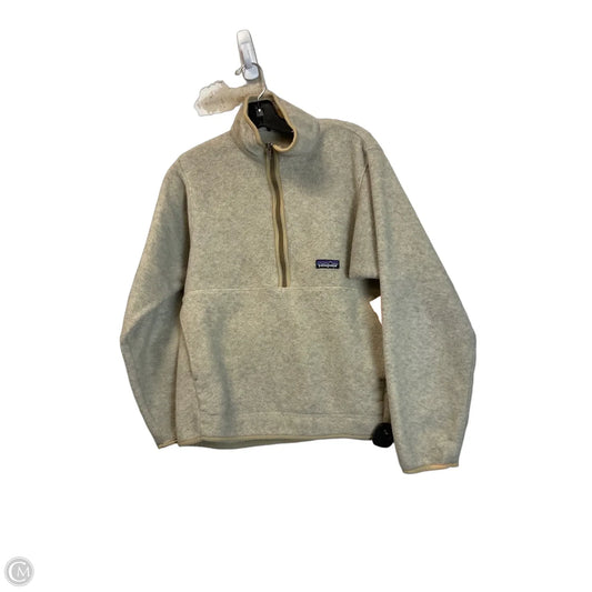 Sweatshirt Collar By Patagonia In Tan, Size: S