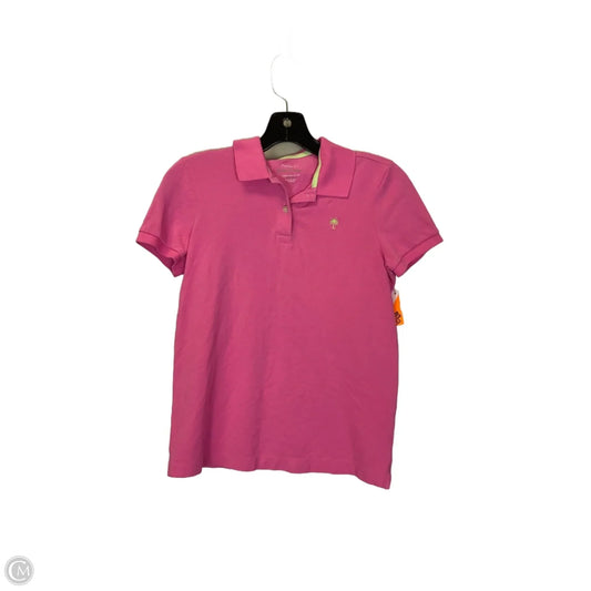 Top Short Sleeve Designer By Lilly Pulitzer In Pink, Size: Xs