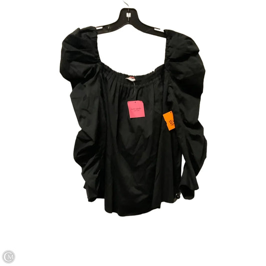 Top Long Sleeve Designer By Kate Spade In Black, Size: 8