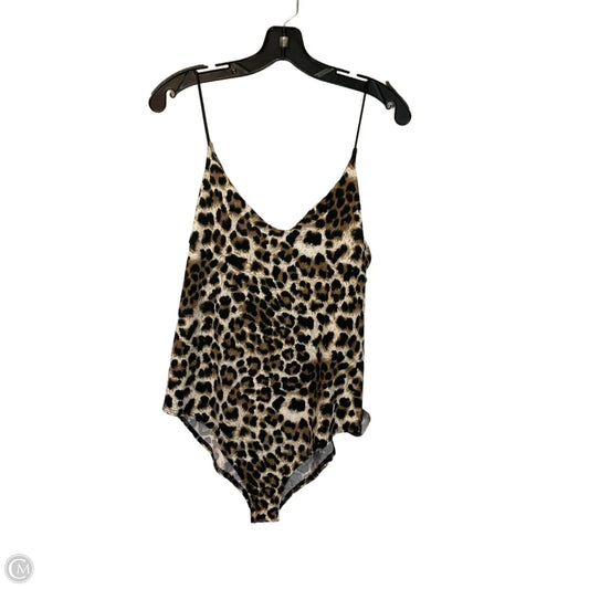 Top Sleeveless Basic By Gaze In Animal Print, Size: L