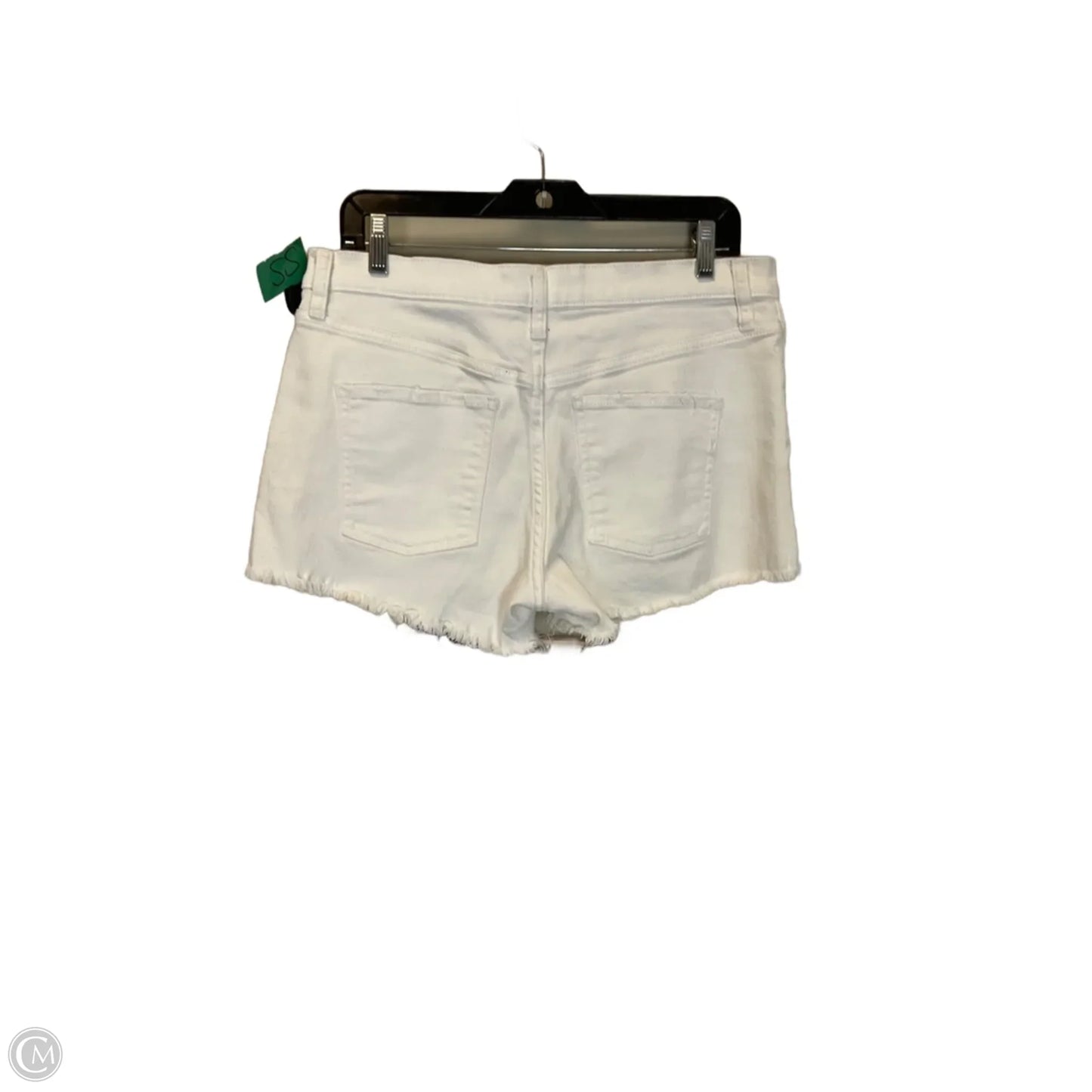 Shorts By Express In White Denim, Size: 8