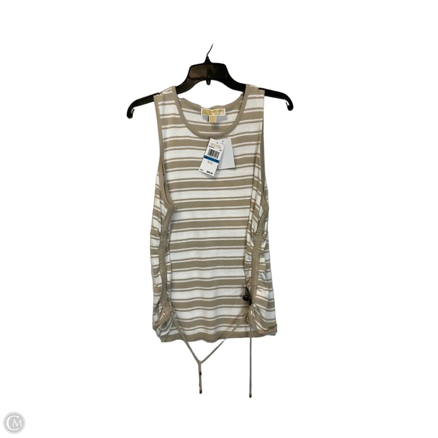 Top Sleeveless By Michael By Michael Kors In Tan, Size: Xl