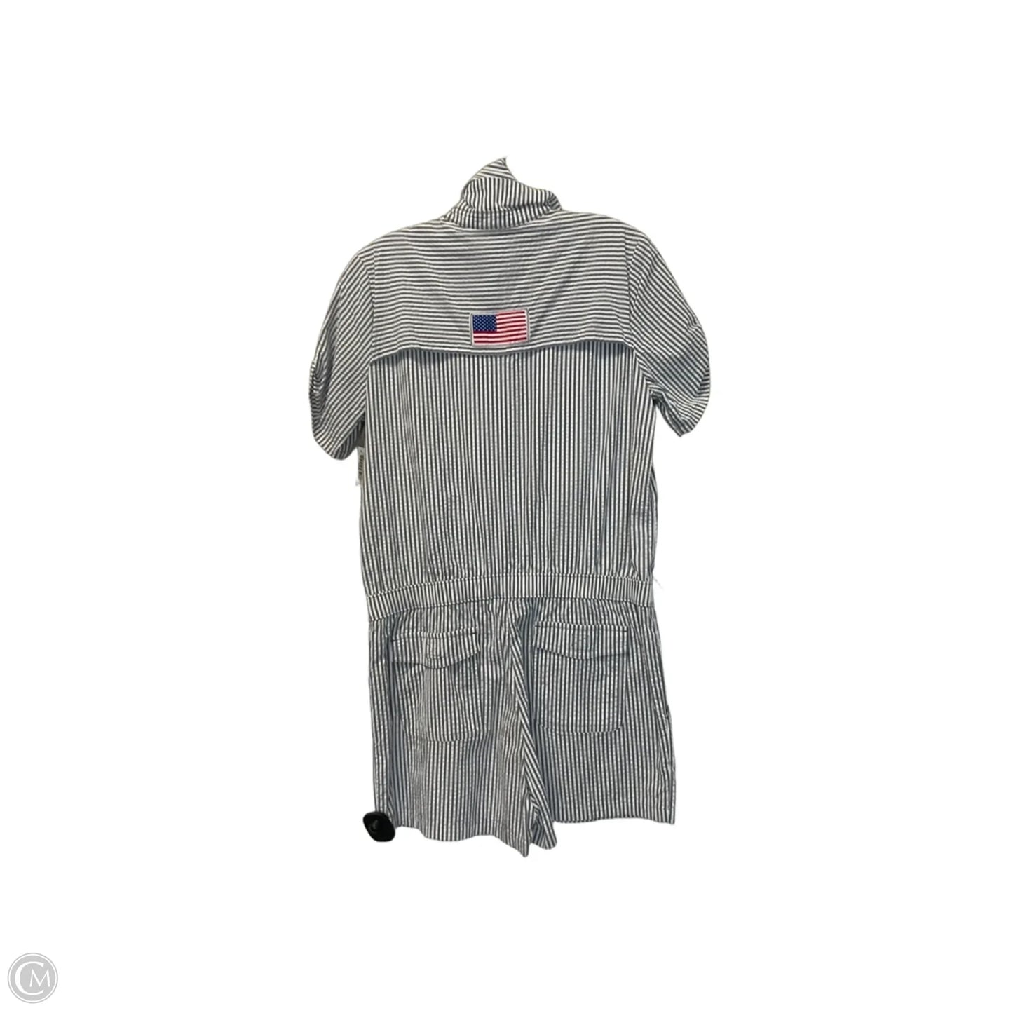 Romper By Vineyard Vines In Blue & White, Size: 6