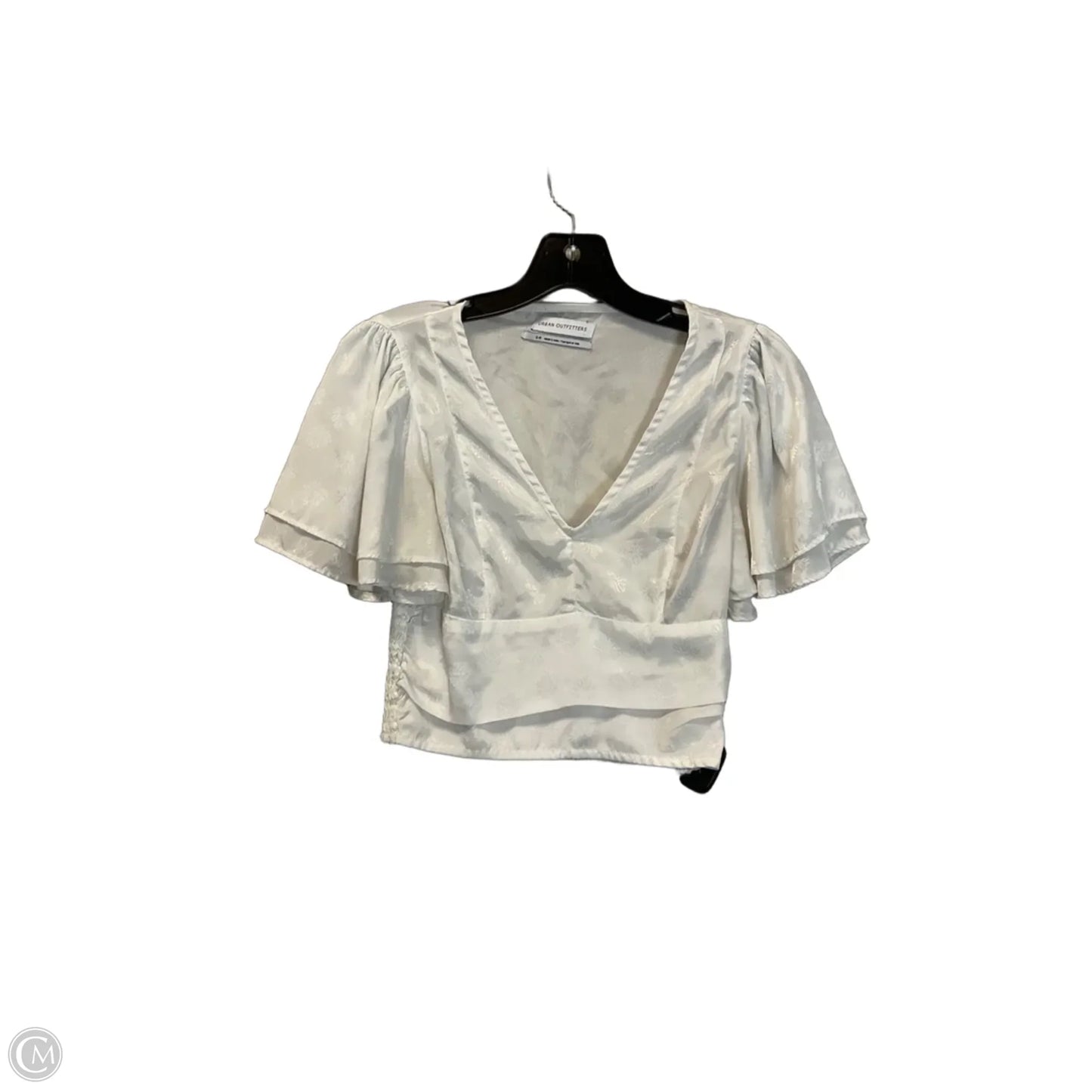 Top Short Sleeve Basic By Urban Outfitters In White, Size: S
