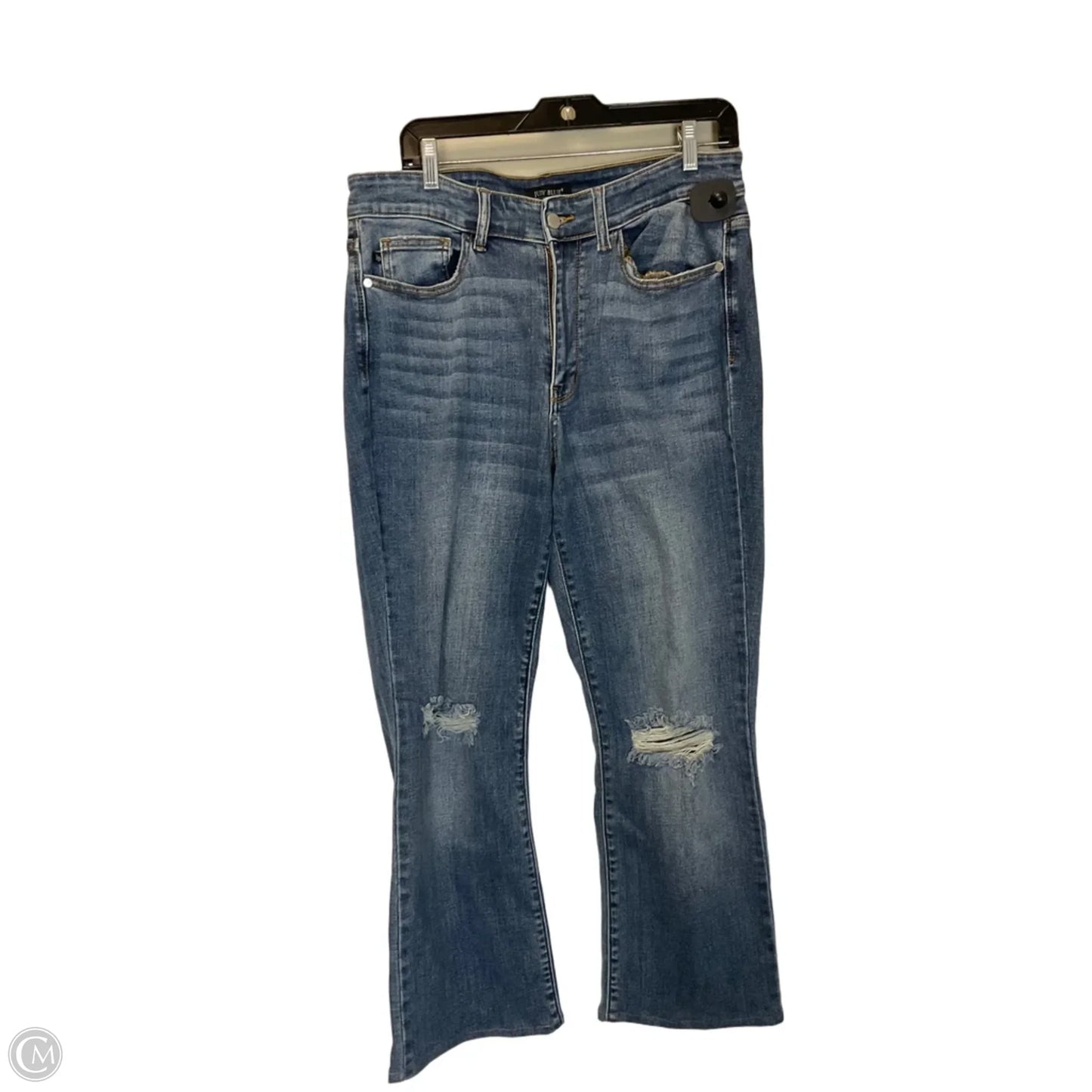 Jeans Boot Cut By Judy Blue In Blue Denim, Size: 14