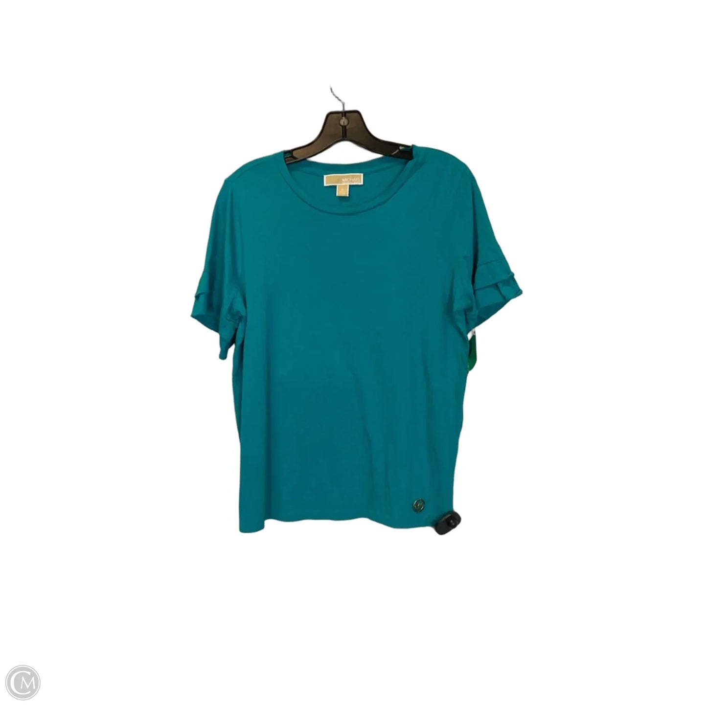 Top Short Sleeve Basic By Michael By Michael Kors In Blue, Size: M