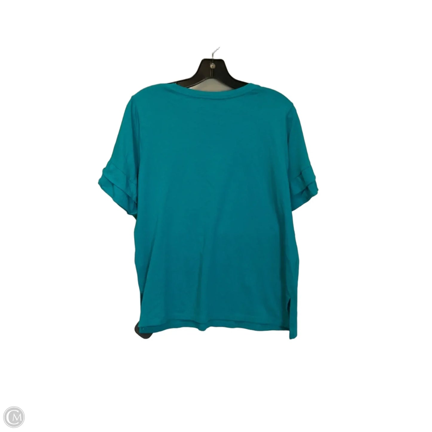 Top Short Sleeve Basic By Michael By Michael Kors In Blue, Size: M