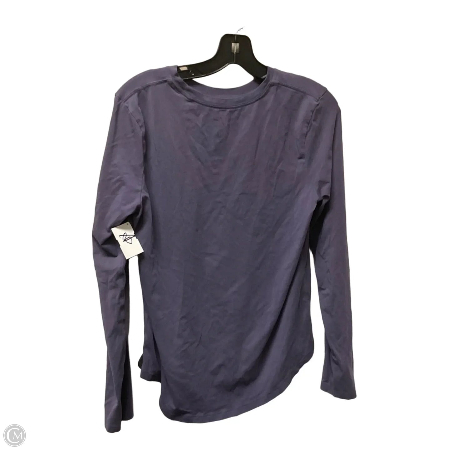 Athletic Top Long Sleeve Crewneck By Lululemon In Purple, Size: Xs