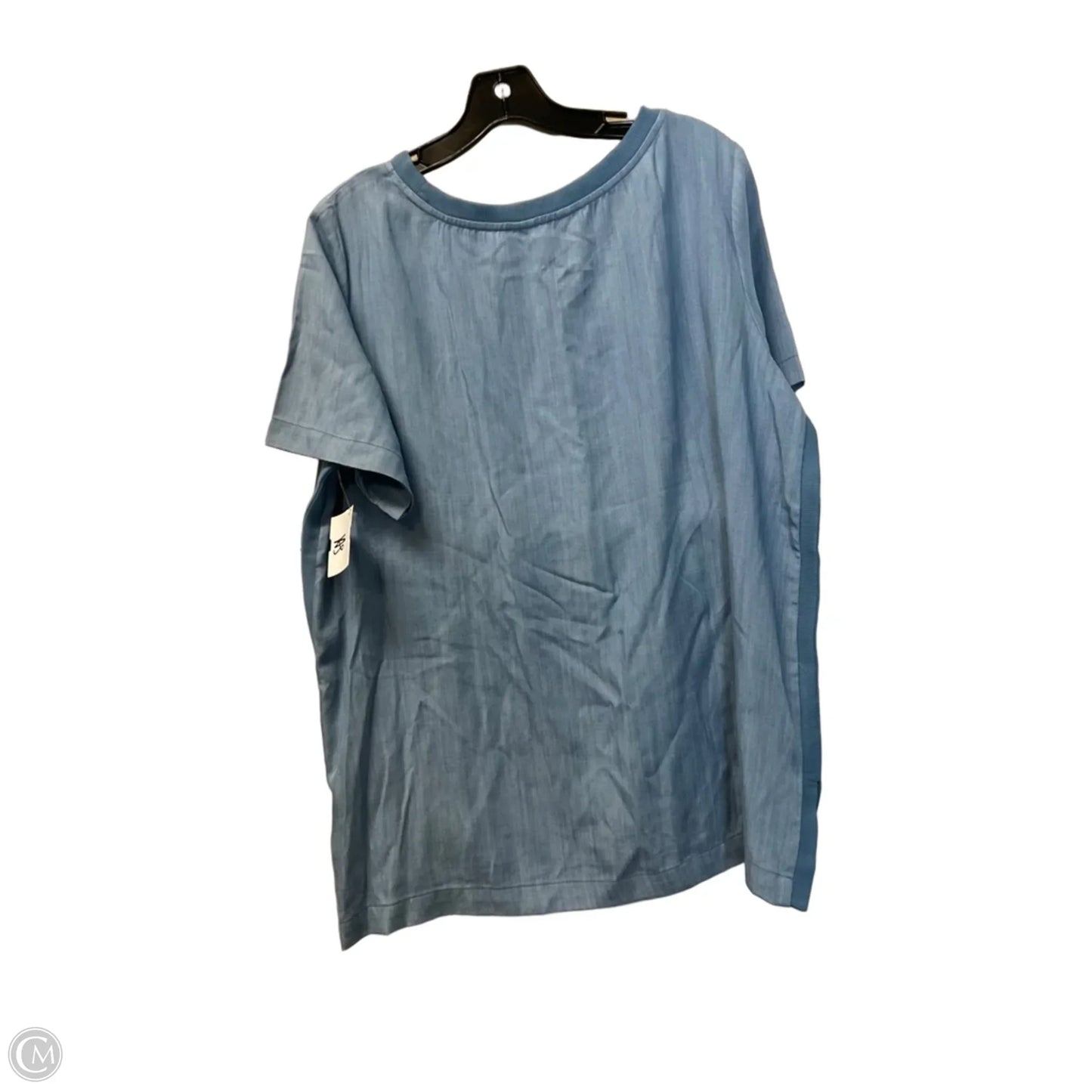 Top Short Sleeve Basic By Crown And Ivy In Blue, Size: Xl