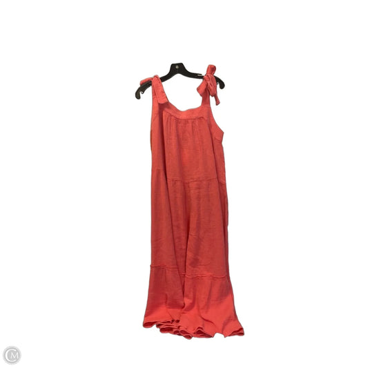 Dress Casual Maxi By Wonderly In Coral, Size: L