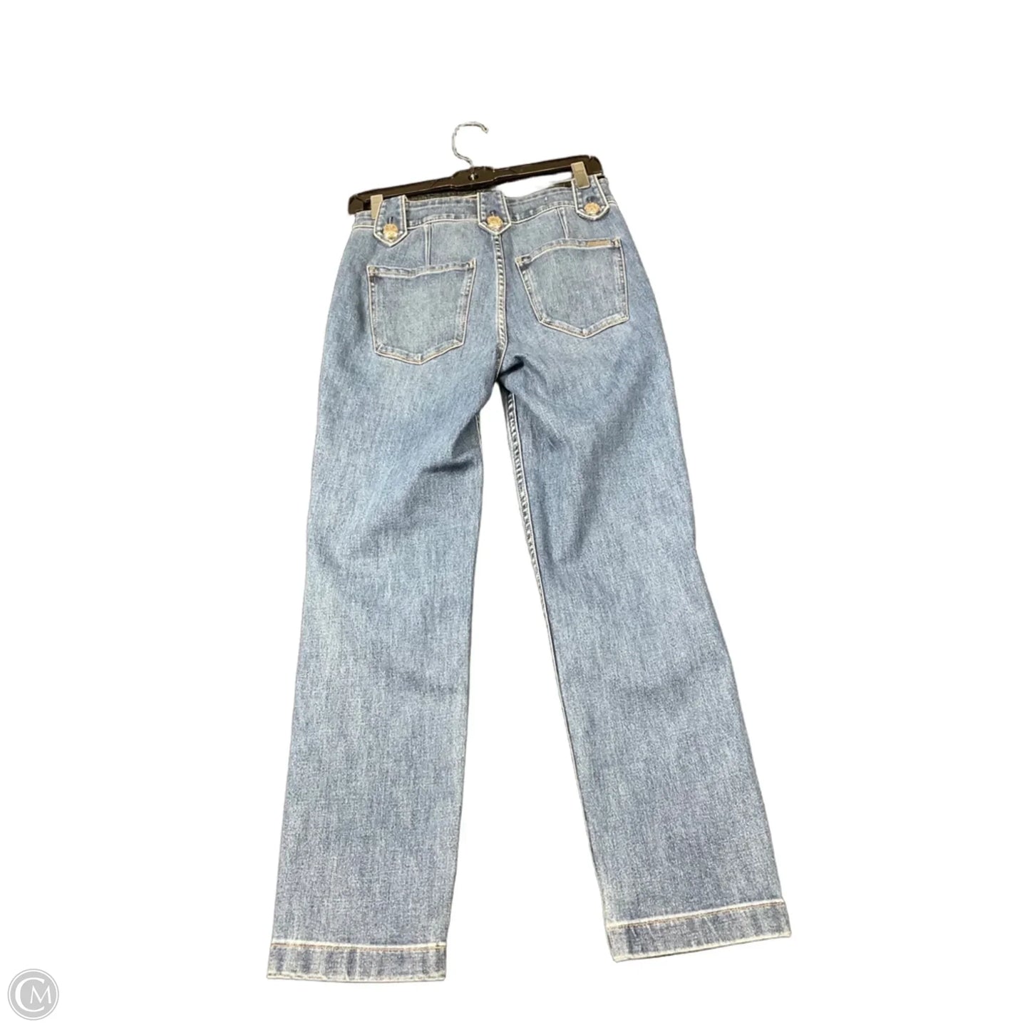 Jeans Straight By White House Black Market In Blue Denim, Size: 2