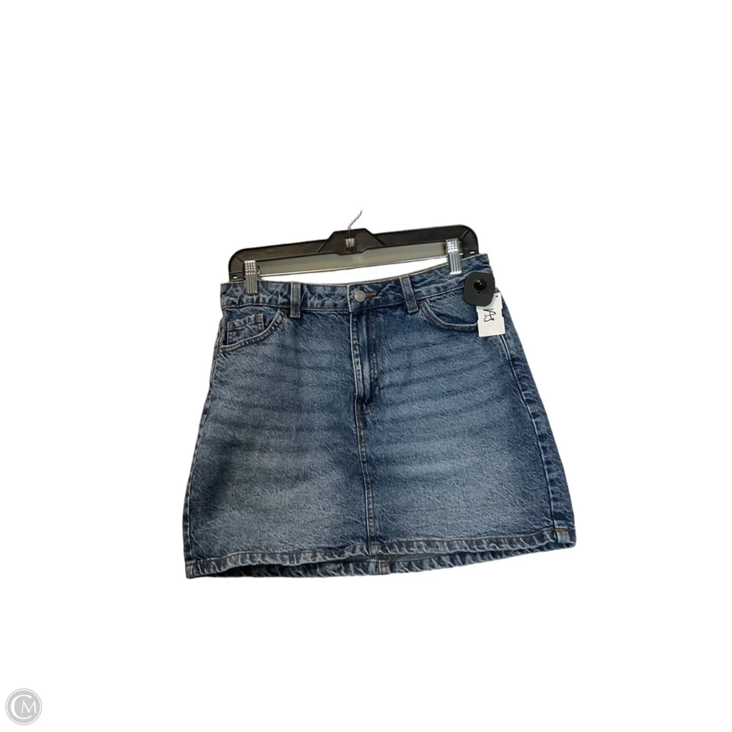 Skirt Mini & Short By Primark In Blue Denim, Size: 6