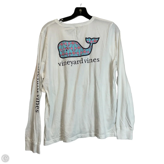 Top Long Sleeve Basic By Vineyard Vines In White, Size: Xl