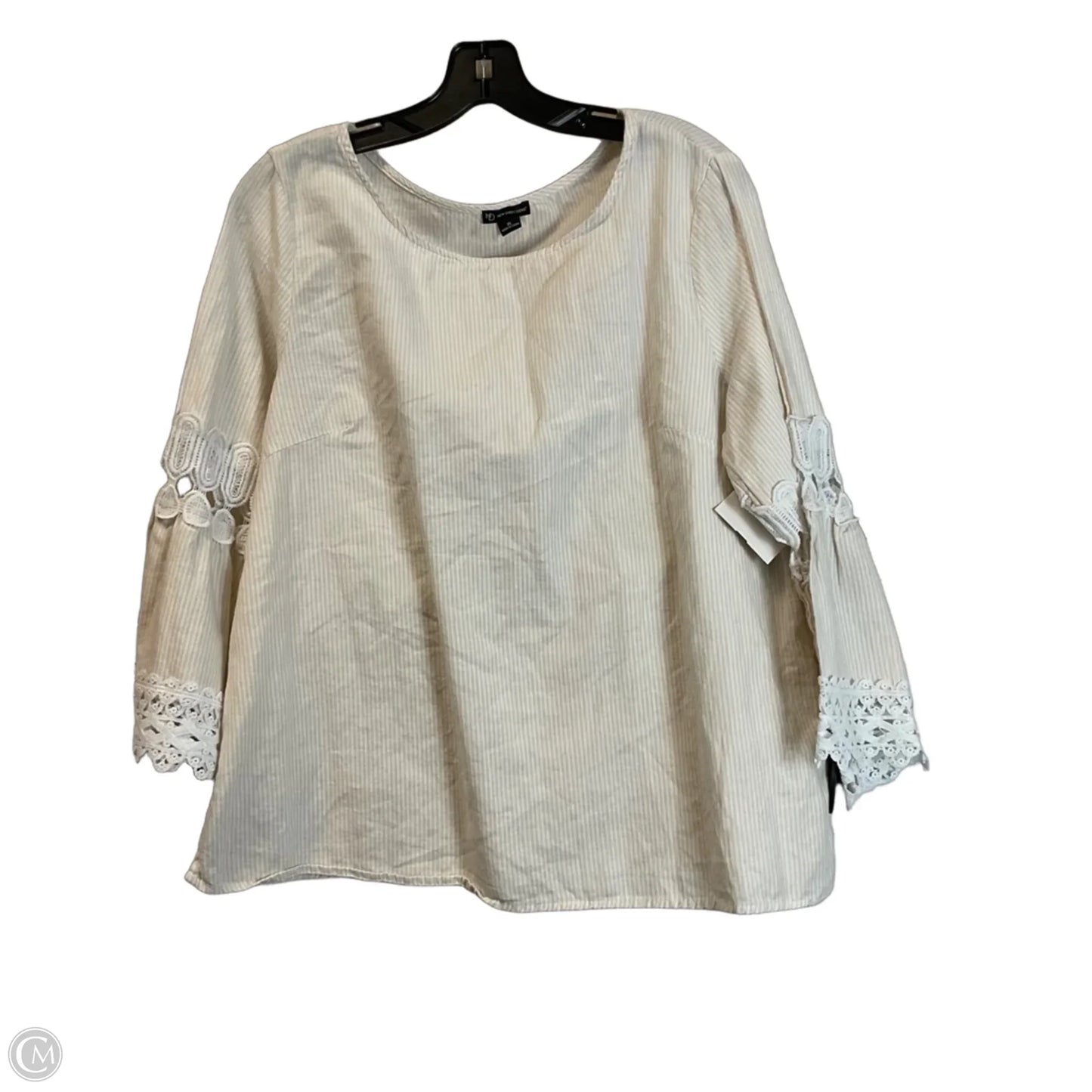 Top Long Sleeve Basic By Vineyard Vines In White, Size: Xl