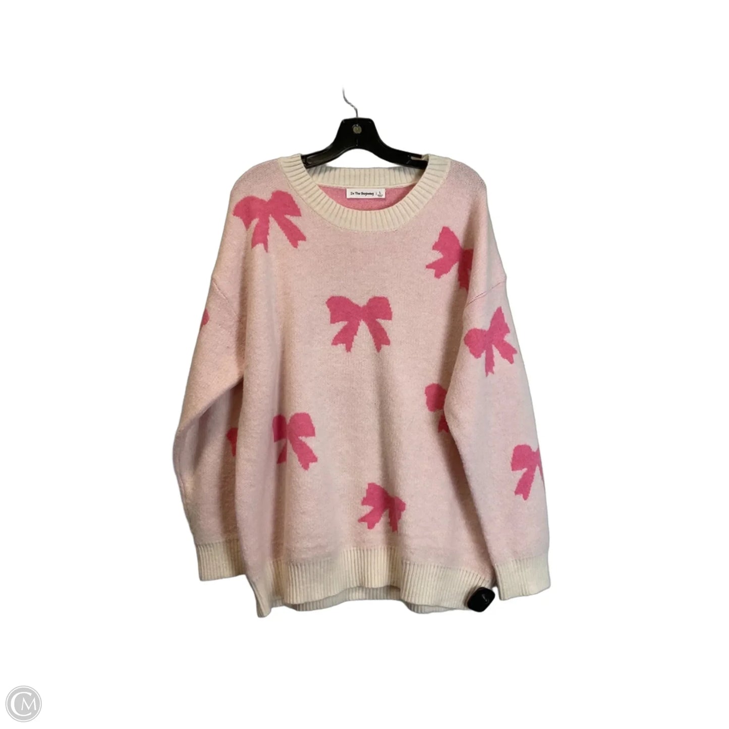 Sweater By Clothes Mentor In Pink, Size: L