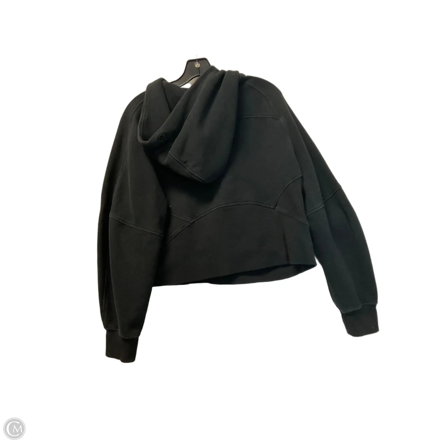 Athletic Jacket By Lululemon In Black, Size: M