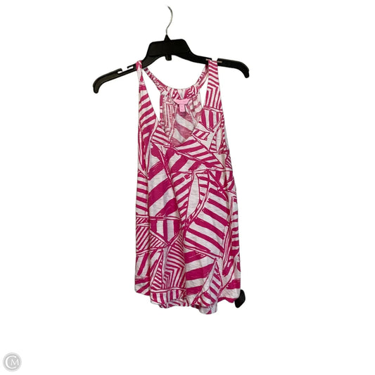 Top Sleeveless Designer By Lilly Pulitzer In Pink, Size: S