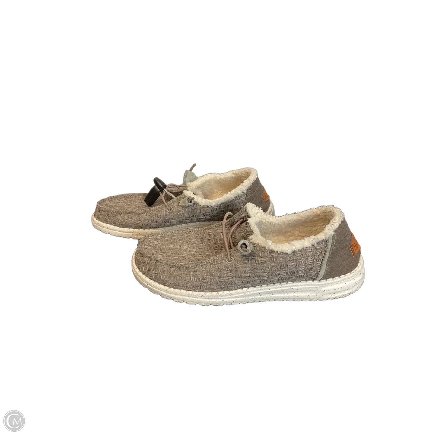 Shoes Flats By Hey Dude In Tan, Size: 9