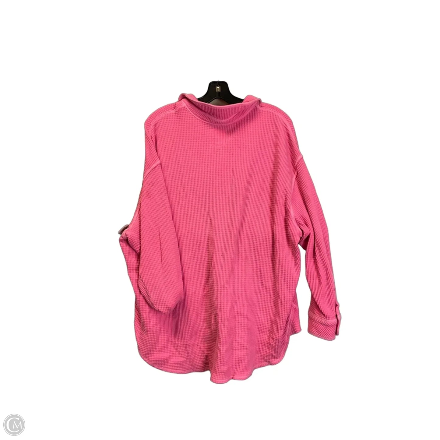 Jacket Shirt By Aerie In Pink, Size: M