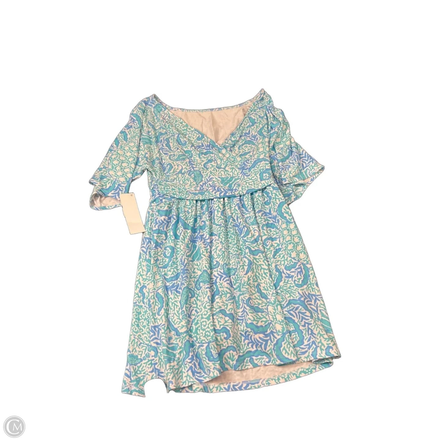 Romper Designer By Lilly Pulitzer In Blue, Size: M