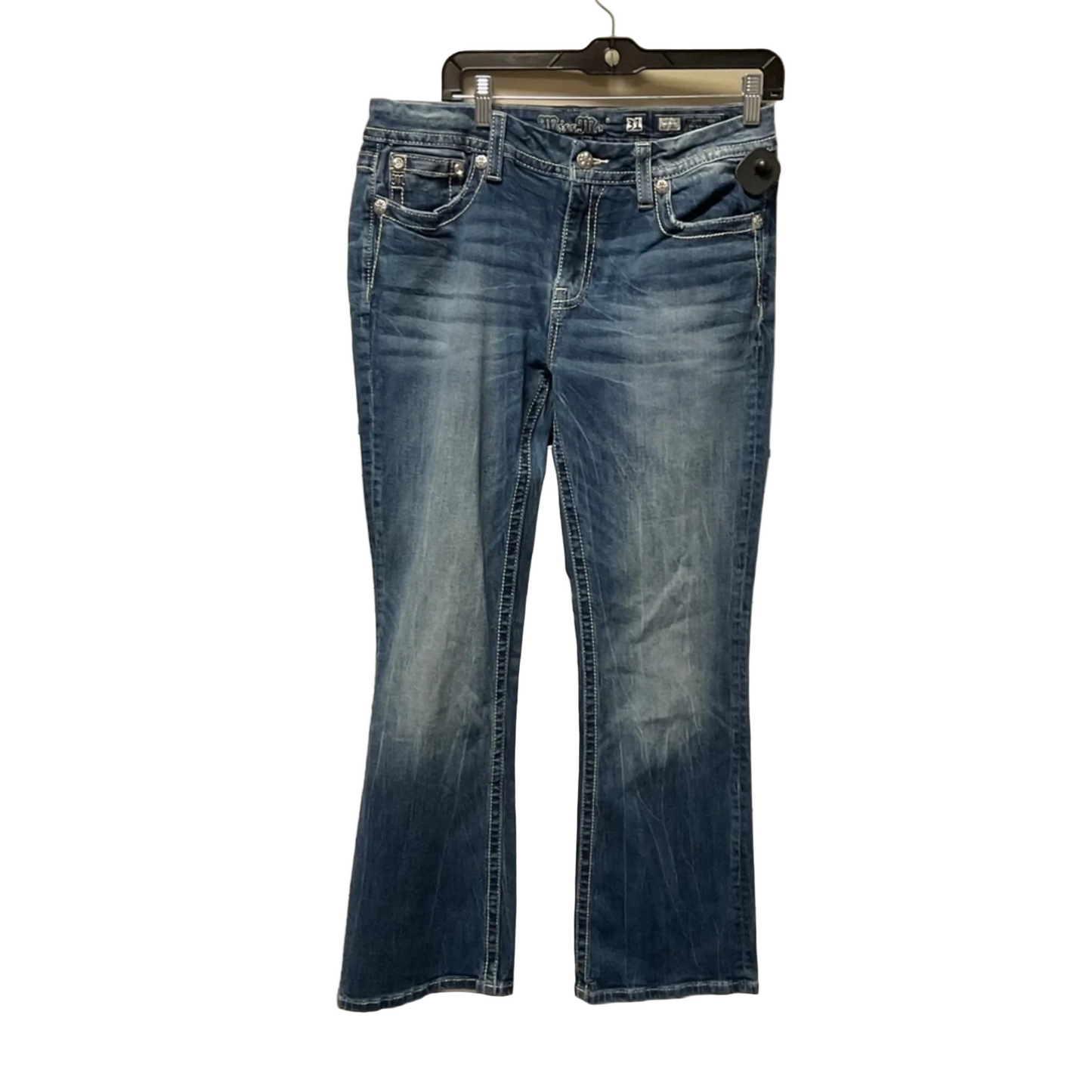 Jeans Boot Cut By Miss Me In Blue Denim, Size: 10