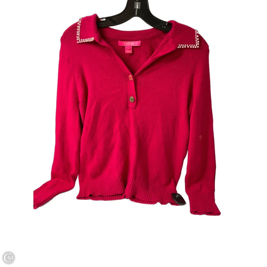 Cardigan Designer By Lilly Pulitzer In Red, Size: L