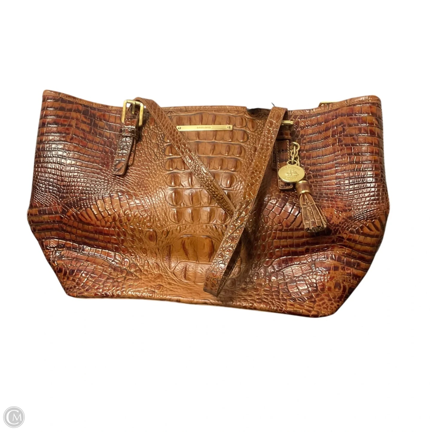 Handbag Designer By Brahmin, Size: Large