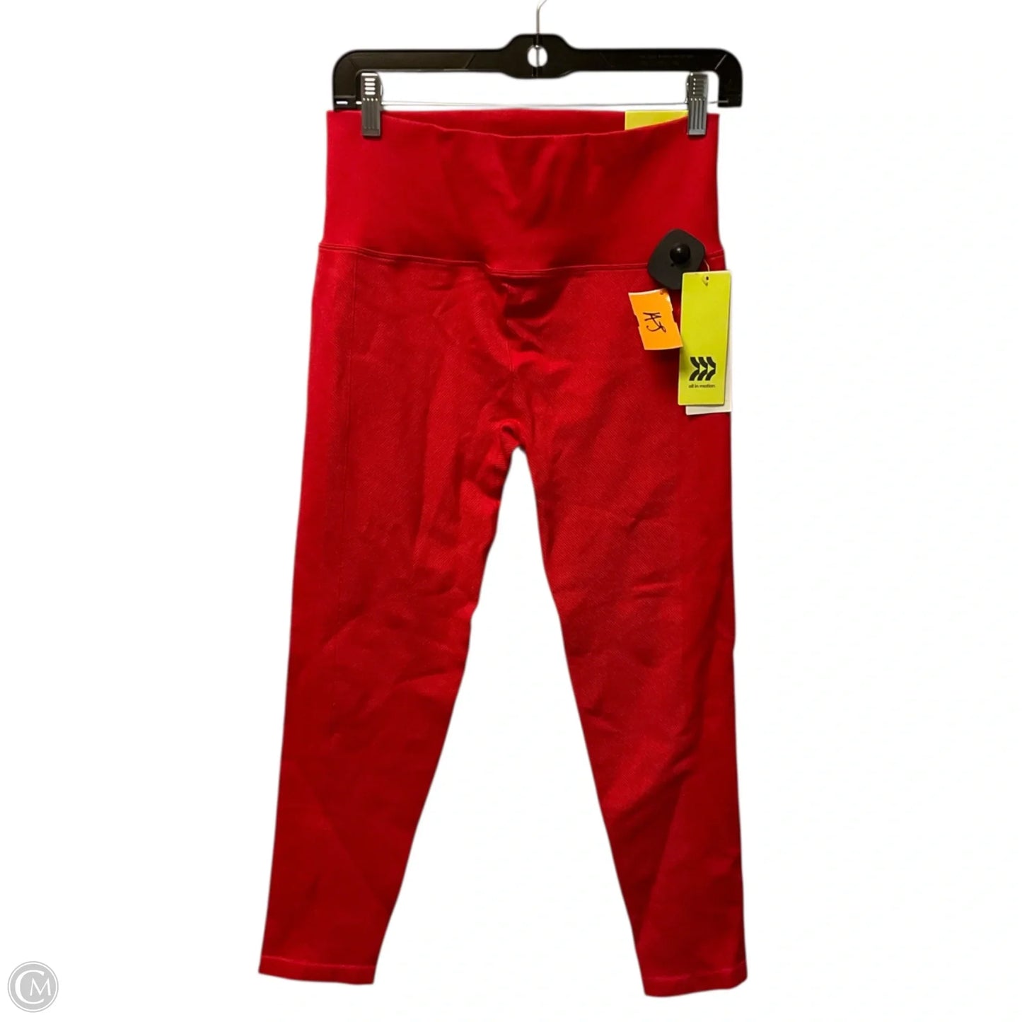 Athletic Capris By All In Motion In Red, Size: L