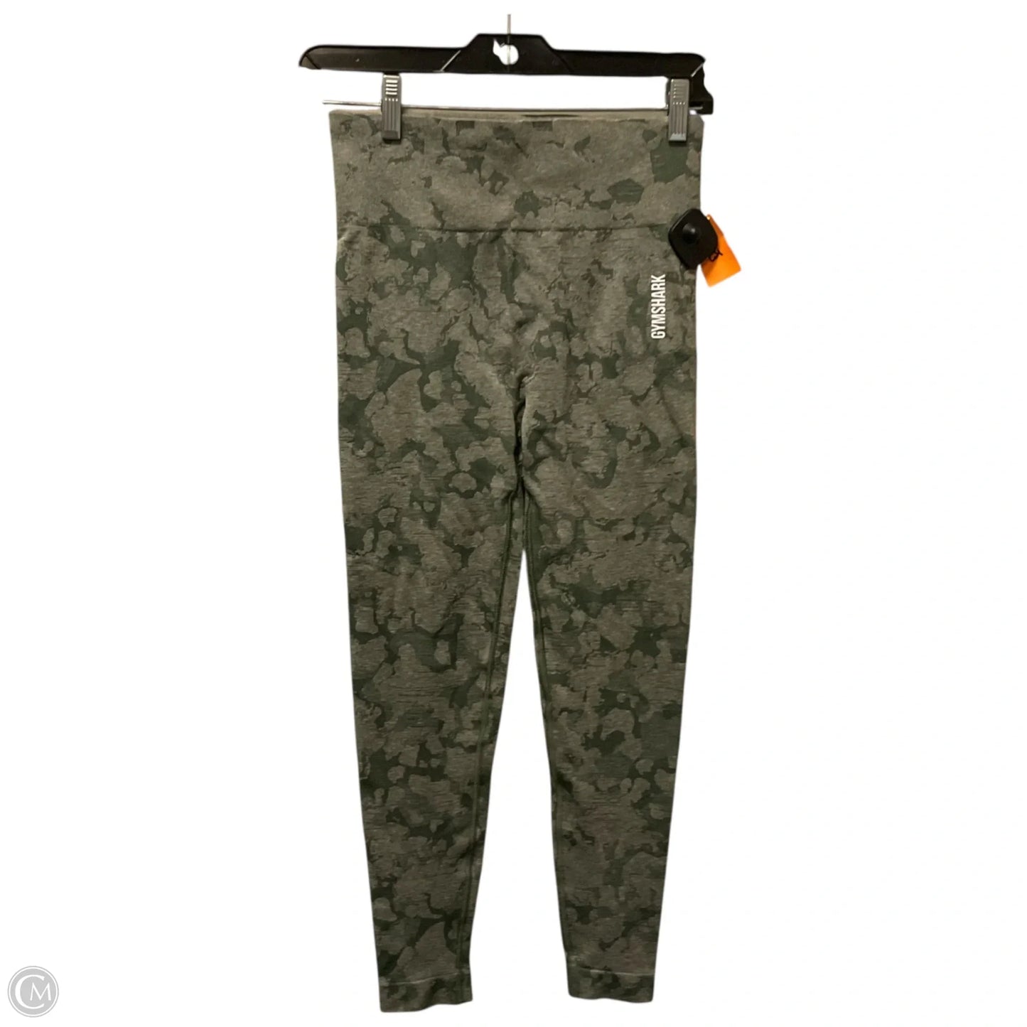 Athletic Leggings Capris By Gym Shark In Green, Size: S