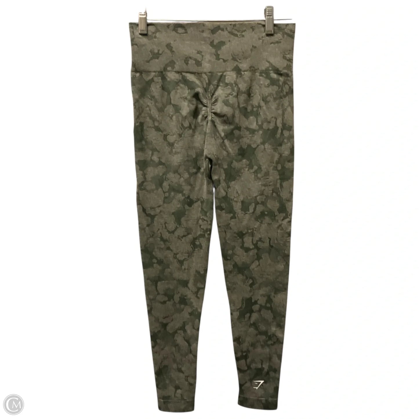 Athletic Leggings Capris By Gym Shark In Green, Size: S