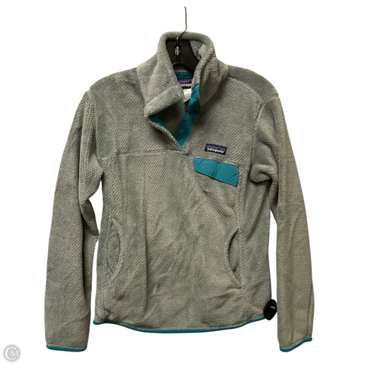Jacket Shirt By Patagonia In Grey, Size: S
