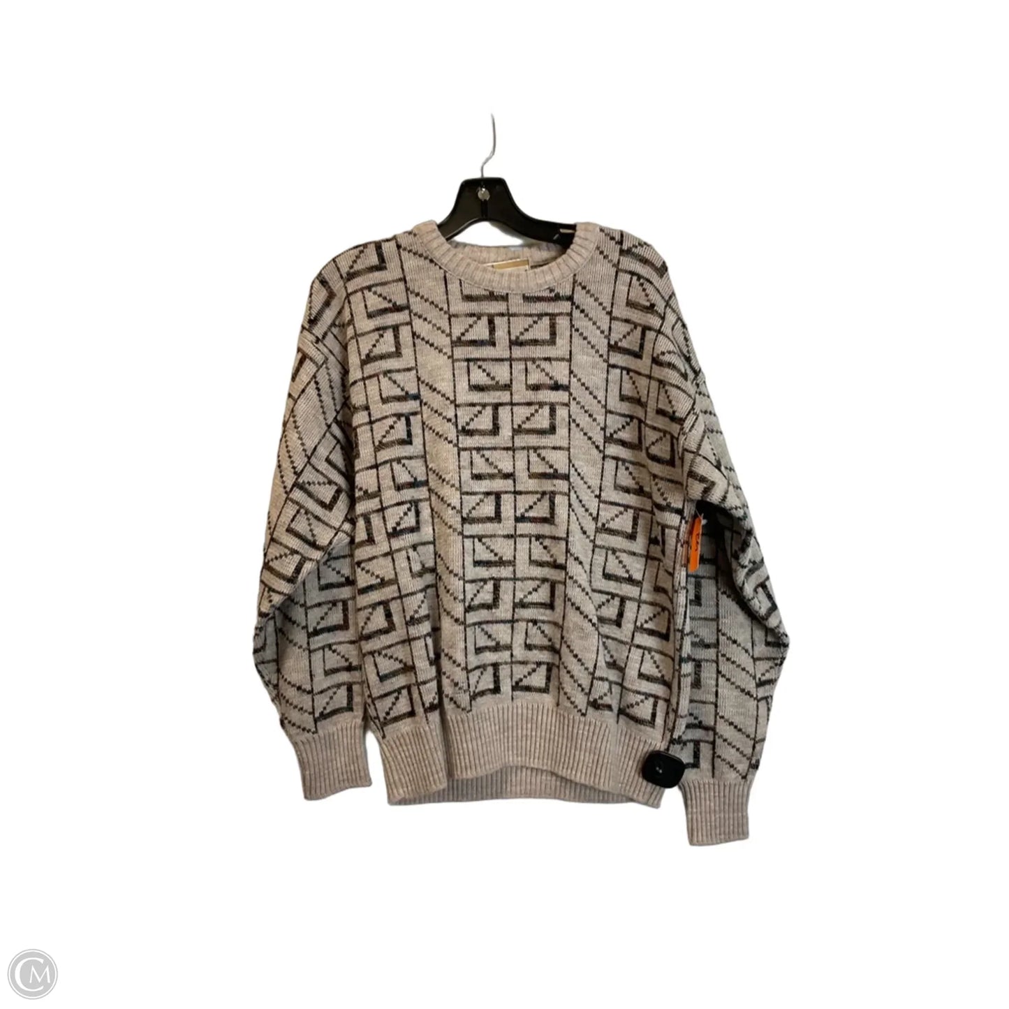 Sweater By London Fog In Tan, Size: L