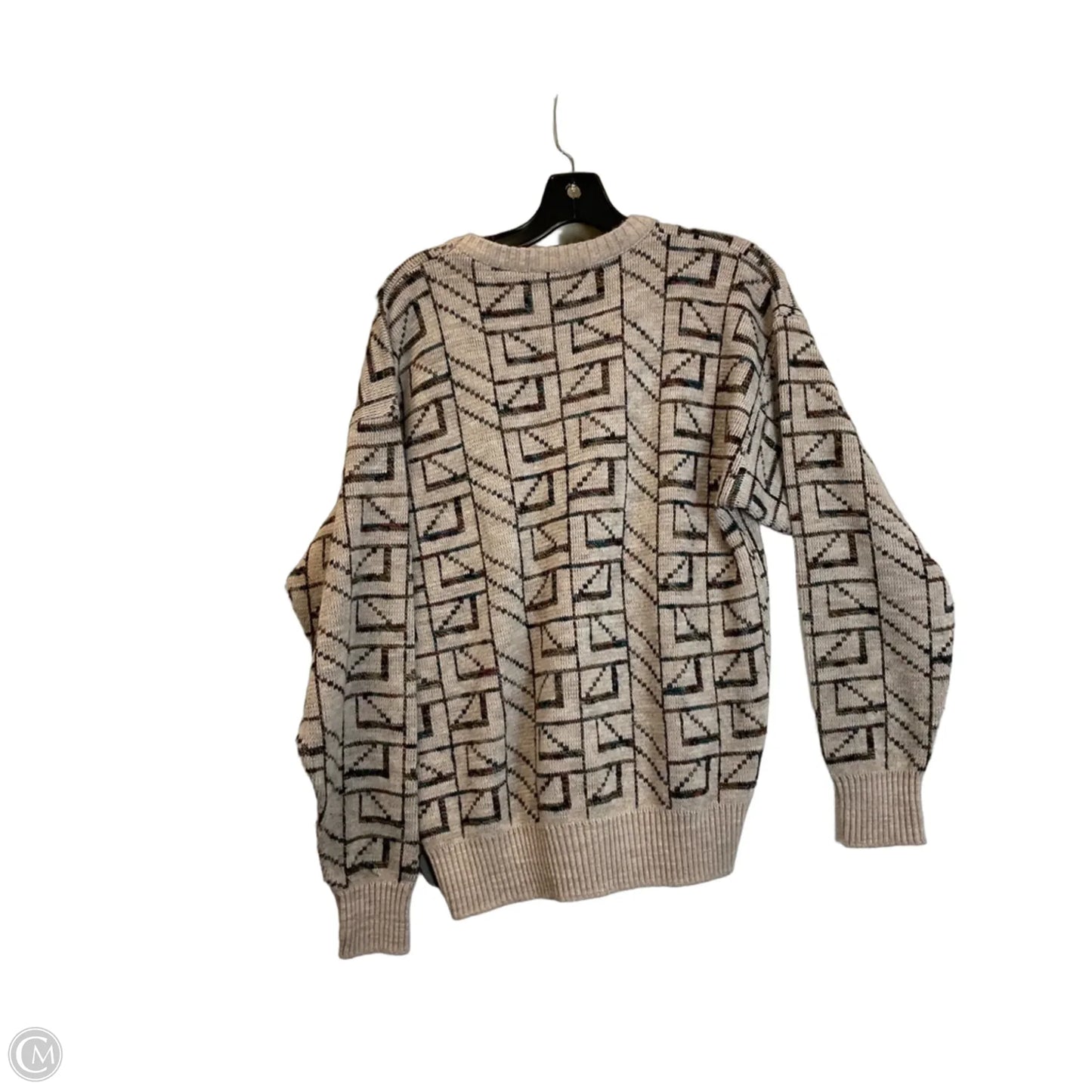 Sweater By London Fog In Tan, Size: L