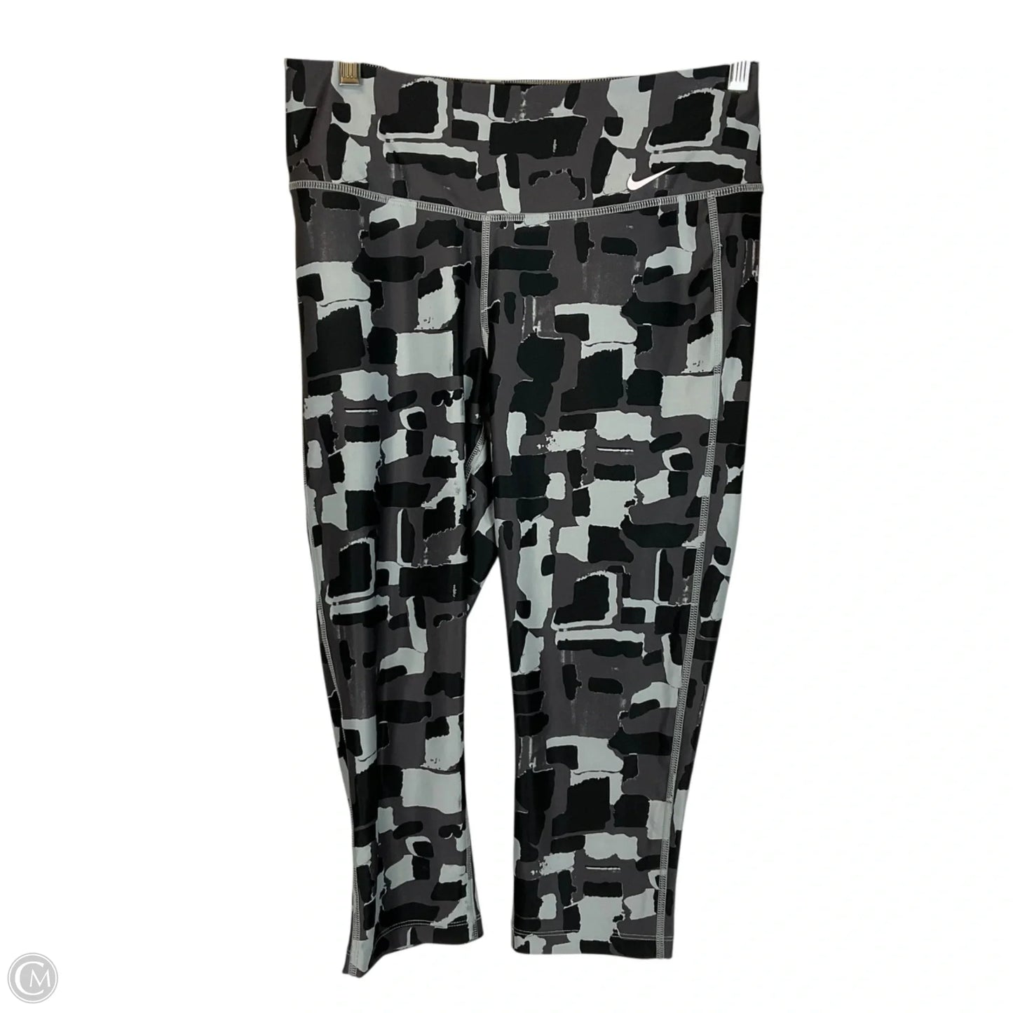 Athletic Leggings Capris By Nike Apparel In Black, Size: M