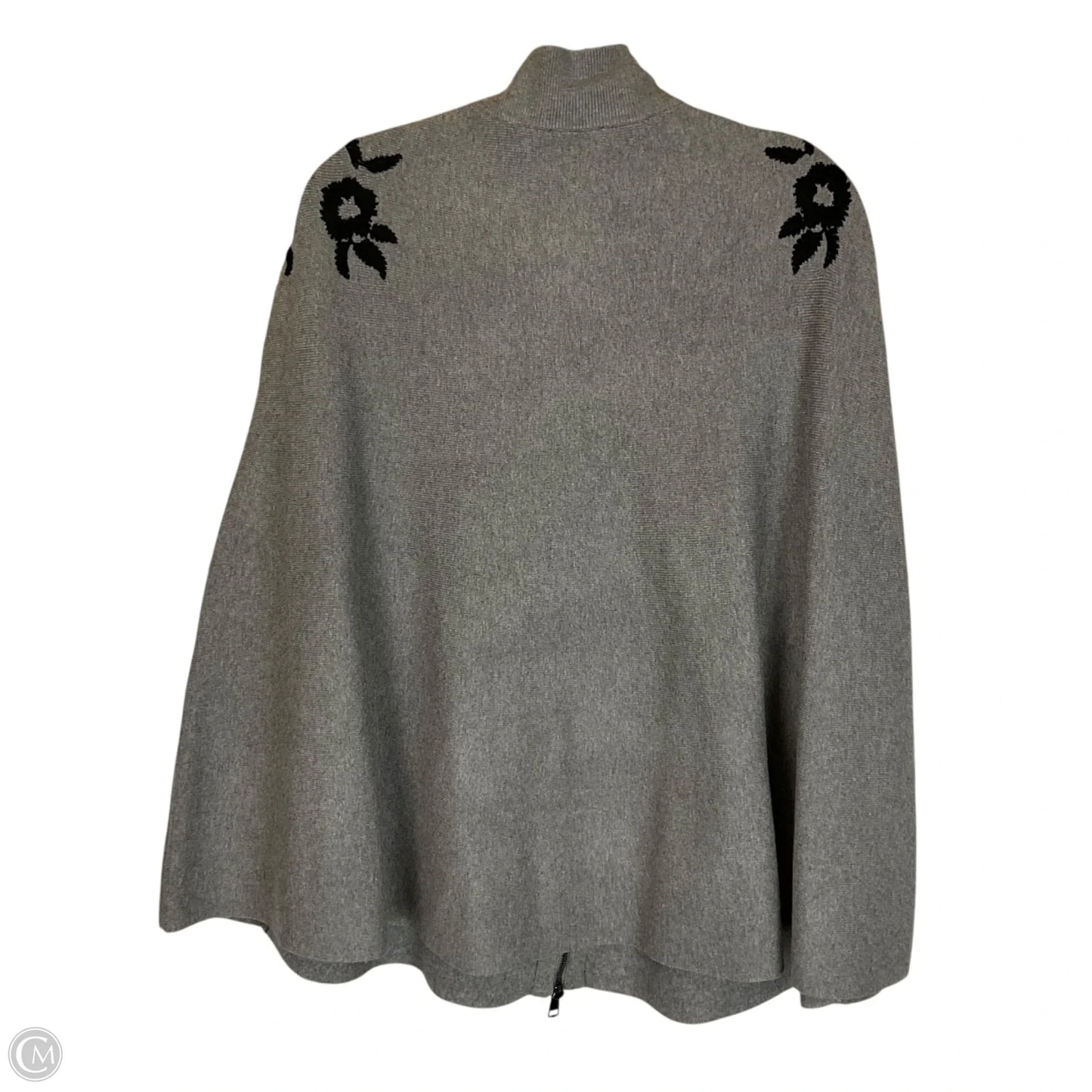 Jacket Shirt By Chicos In Grey, Size: M