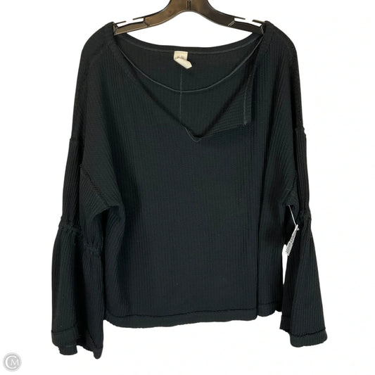 Top Long Sleeve By We The Free In Black, Size: M