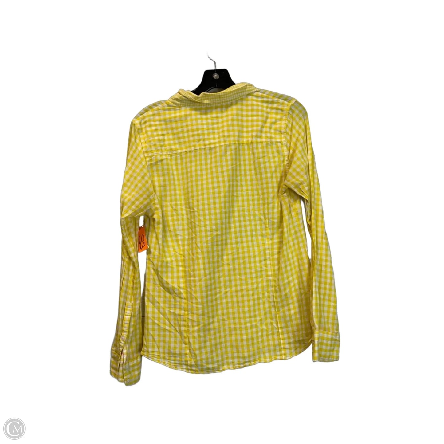 Top Long Sleeve Basic By Crown And Ivy In Yellow, Size: M