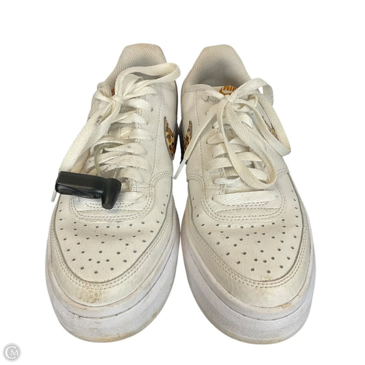 Shoes Athletic By Nike In White, Size: 9