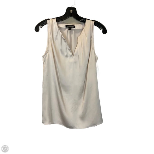 Top Sleeveless Basic By Banana Republic In White, Size: S
