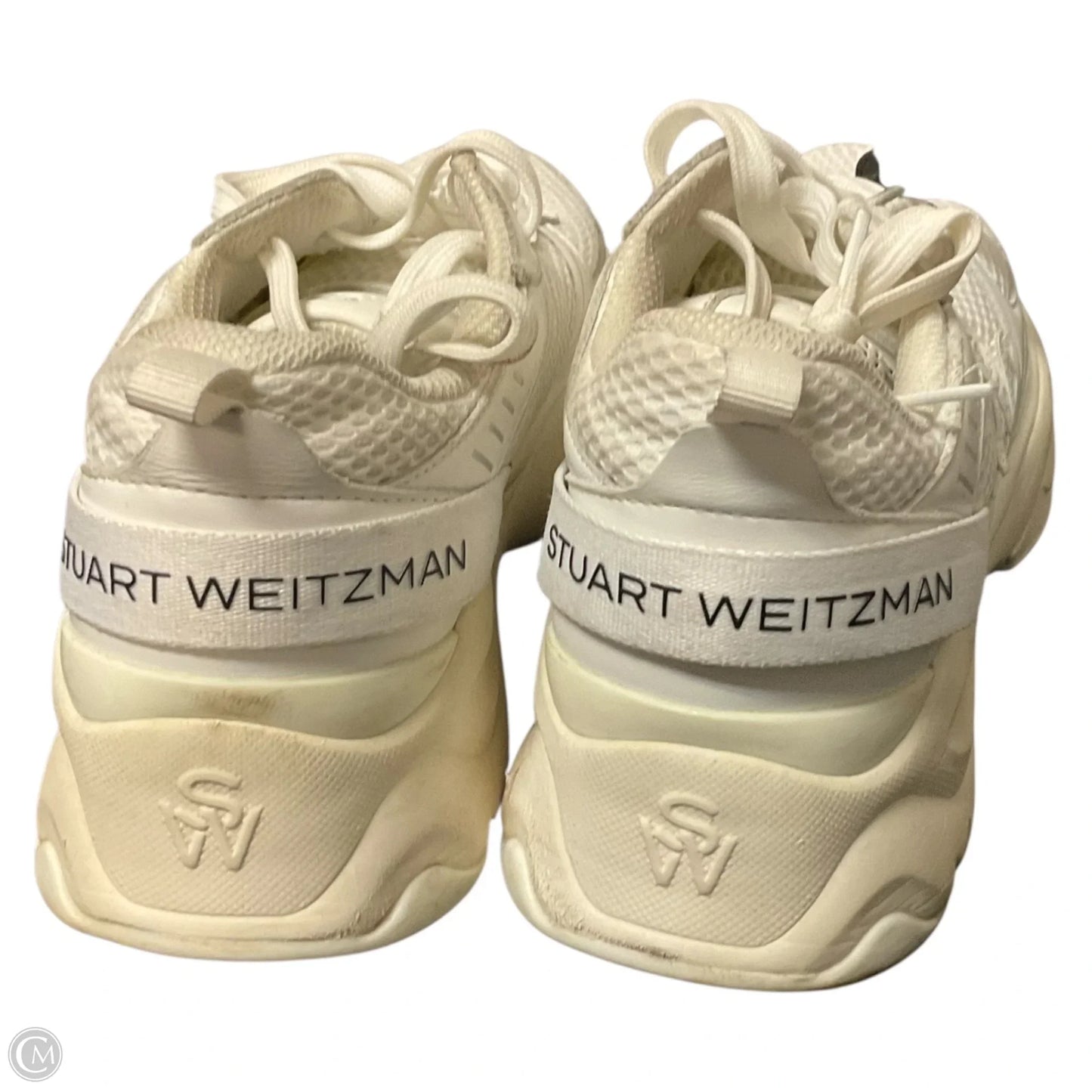 Shoes Designer By Stuart Weitzman In White, Size: 8