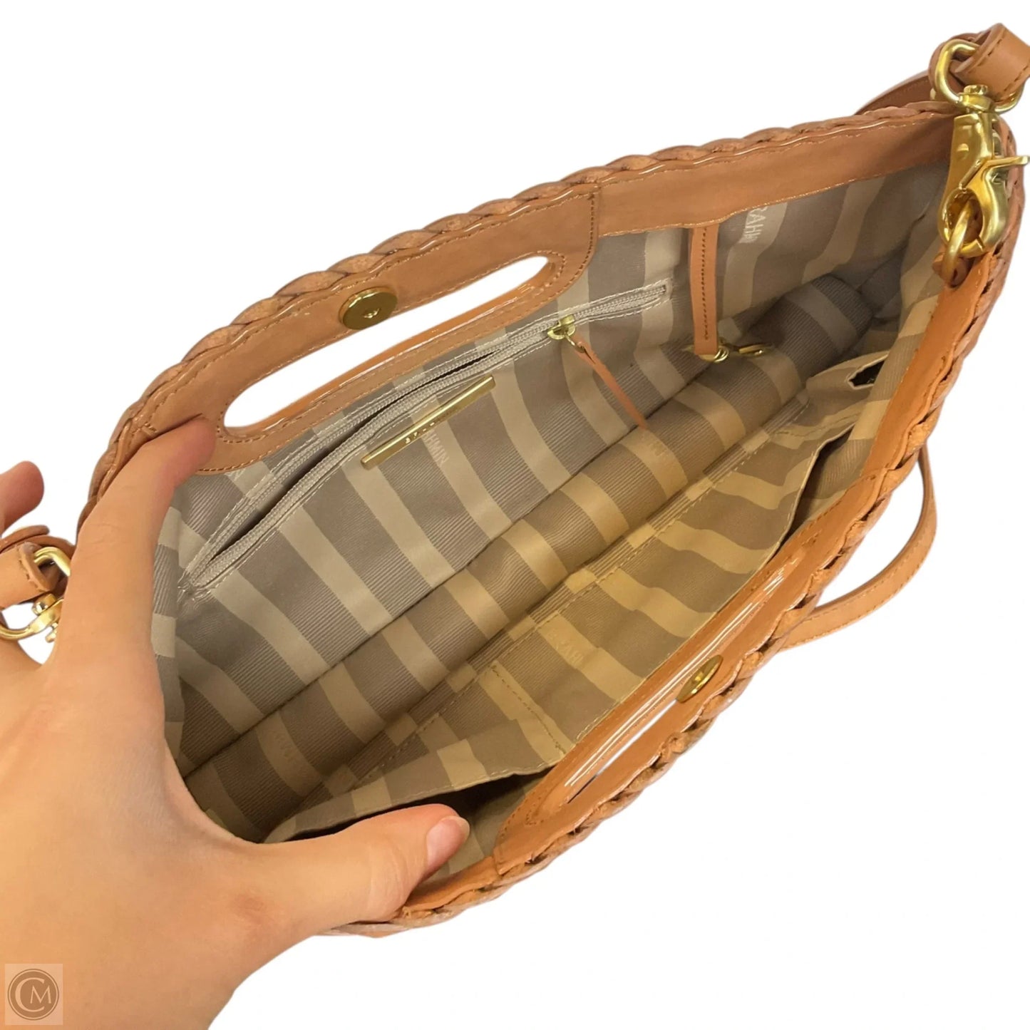 Crossbody Designer By Brahmin, Size: Medium